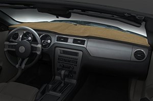 lot 1845 image: Coverking Custom Fit Dashcovers for Select Lexus ES300ES330 Models - Poly Carpet (Tan)