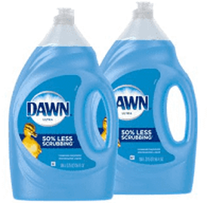 lot 1764 image: 2-Dawn Ultra Liquid Dish Soap, Original Scent, 56 fl oz