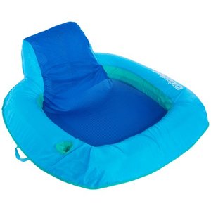 lot 7728 image: Swim Ways - SwimWays Spring Float SunSeat Water Pool Summertime Relaxation Lounge Seat - Blue