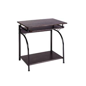 lot 7740 image: Stanton Computer Desk with Pullout Keyboard Tray Espresso Brown - Onespace