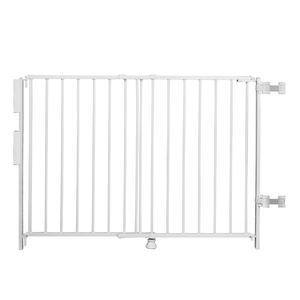 lot 7742 image: Regalo Extra Tall and Wide 2-in-1 Stairway and Hallway Wall Mounted Baby Gate, Bonus Kit, Includes Banister and Wall Mounting Kit 28-42x30.5H