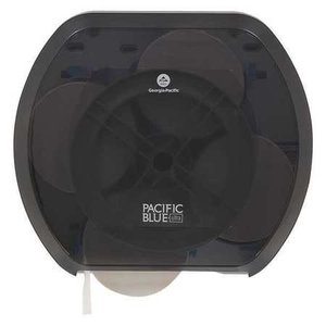lot 8281 image: PACIFIC BLUE ULTRA 56602 Toilet Paper Dispenser,Capacity 4 Rolls G8093806