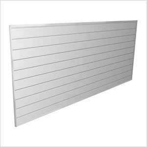 lot 7779 image: Proslat Wall Panel 8 x 4 Section, White