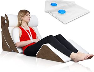 lot 7721 image: Lunix 4pc Wedge Pillow System