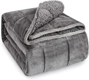 lot 7734 image: And Beyond INC 60x80 Weighted Blanket Gray