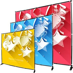 lot 7336 image: TE-15LE Adjustable 8x8ft10x8ft Backdrop