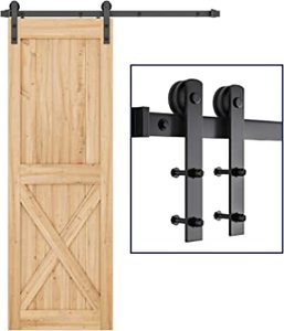 lot 7788 image: Smart Standard Single Barn Door Hardware