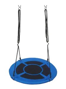 lot 8296 image: Outdoor 40 Inch Saucer Tree Swing