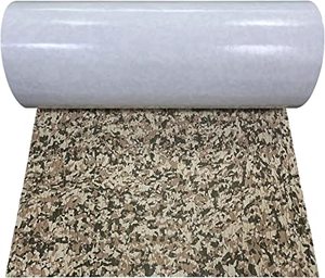 lot 8304 image: Desert Camo Foam Boat Liner With Adhesive Back, 47x17.75 Inches