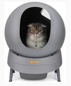 lot 8314 image: PetNF Self Cleaning Cat Litter Box For Multiple Cats - Retail $429.99