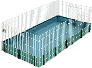 lot 8315 image: Guinea Habitat Guinea Pig Cage With Cover, Green