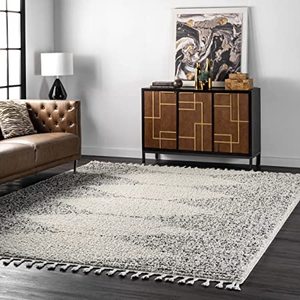 lot 7783 image: Sabryna AnthraciteCream Rug 240x0305R