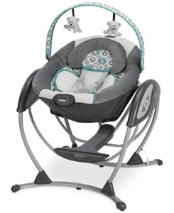 lot 64 image: Graco Baby Swinging Glider Lxp Affini Chair