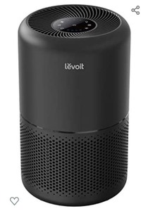 lot 65 image: LEVOIT Air Purifier for Home Allergies Pets Hair in Bedroom, H13 True HEPA Filter, 24db Filtration System Cleaner Odor Eliminators, Ozone Free, Remove 99.97% Dust Smoke Mold Pollen, Core 300, Black