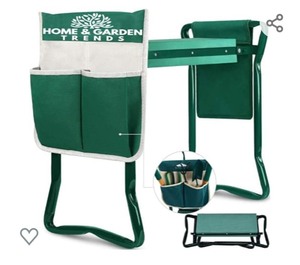 lot 70 image: H&GT Garden Kneeler and Seat, Foldable Garden Stool Heavy Duty Gardening Bench for Kneeling and Sitting to Prevent Knee & Back Pain, Great Gardening Gifts for Women, Grandparents, Seniors, Mom & Dad