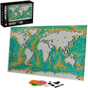 lot 79 image: LEGO - ART World Map 31203