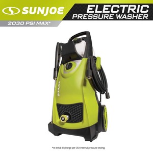 lot 86 image: Sun Joe SPX3000 Electric Pressure Washer 2030 Psi Max 1.76 Gpm 14.5-Amp