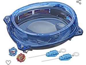 lot 89 image: BEYBLADE Burst Surge Speedstorm Volt Knockout Battle Set �� Complete Battle Game Set with Beystadium, 2 Battling Top Toys and 2 Launchers