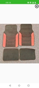 lot 186 image: car floor mats , 26� 17 , 17� 13 inches