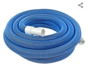 lot 227 image: Poolmaster 33435 Heavy Duty In-Ground Pool Vacuum Hose With Swivel Cuff, 1-12-Inch by 35-Feet,Neutral