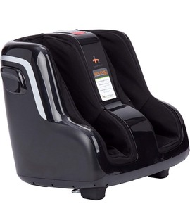 lot 230 image: Human Touch Reflex5s Foot & Calf Massager for Stress & Plantar Fasciitis Relief  Relaxation  Kneading & Compression for Circulation Support - 1 Year Warranty - Adjustable Fit for Women & Men Size 12