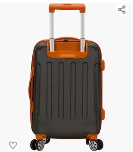 lot 240 image: Rockland 20, 28 2pc Luggage Expandable Abs Spinner Set, Charcoal