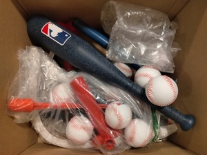 lot 258 image: Baseball toy set