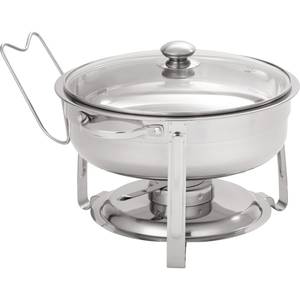 lot 269 image: Artisan 4-Quart Round Buffet Chafer, pack of 4