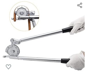 lot 275 image: Bonvoisin 12 OD Tubing Bender Manual Tube Bender 180 Degree HVAC Bending Tool for Copper Aluminum Tubes Air Conditioner Refrigeration Repair