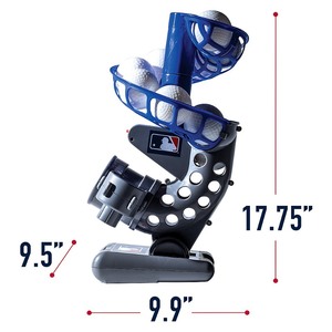 lot 279 image: Franklin Sports - MLB Electronic Baseball Pitching Machine - Blue