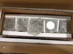 lot 283 image: glases pack of 5
