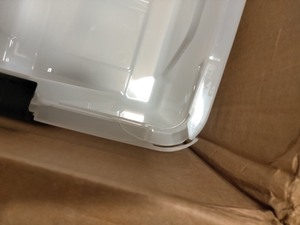 lot 286 image: iris plastic storage , pack of 4