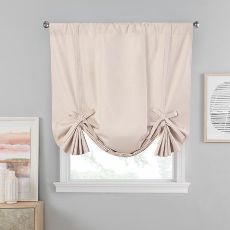 lot 26604 image: Eclipse Kendall Blackout Tie-Up Shade, 42 x 63