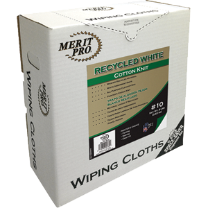 lot 24340 image: Merit Pro -  Recycled Knit Wiping Cloths - Retail $52.00