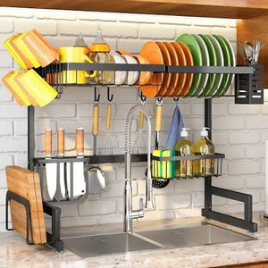 lot 8267 image: Over the sink dish drying rack