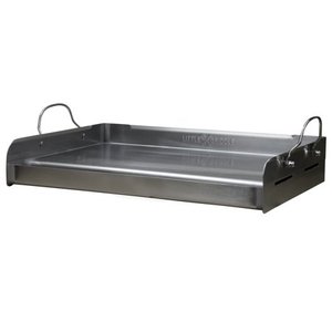 lot 8313 image: Little Griddle GQ230 25 X 16 Professional Series Full Size Stainless Steel BBQ Griddle - bented