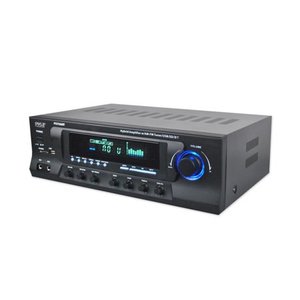 lot 8328 image: PYLE PT272AUBT - Hybrid Amplifier Receiver - Home Theater Stereo System, Bluetooth Streaming, MP3USBSD Readers, AMFM Radio, 300 Watt
