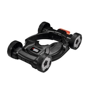lot 8332 image: BLACKDECKER MTD100 3-N-1 Compact Mower Removable Deck