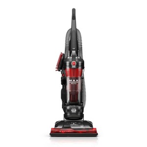 lot 8341 image: Hoover WindTunnel 3 Max Performance Upright Vacuum Cleaner, HEPA Media Filtration and Powerful Suction for Pet Hair, UH72625, Red
