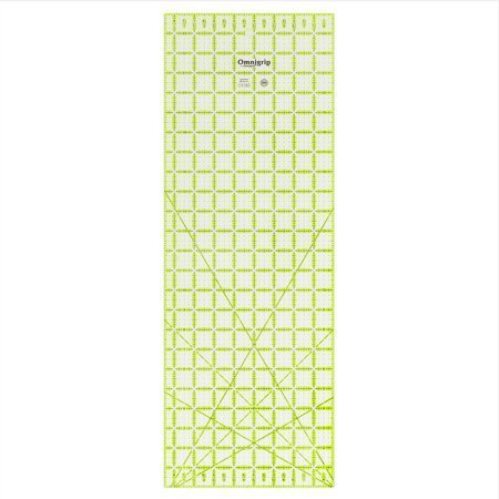 lot 7356 image: Omnigrip 8.5 x 24 Non-Slip Ruler Rectangle Quilter s Ruler by Omnigrid
