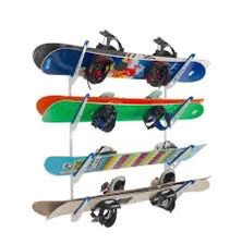 lot 7378 image: Snowboard Home Storage Rack