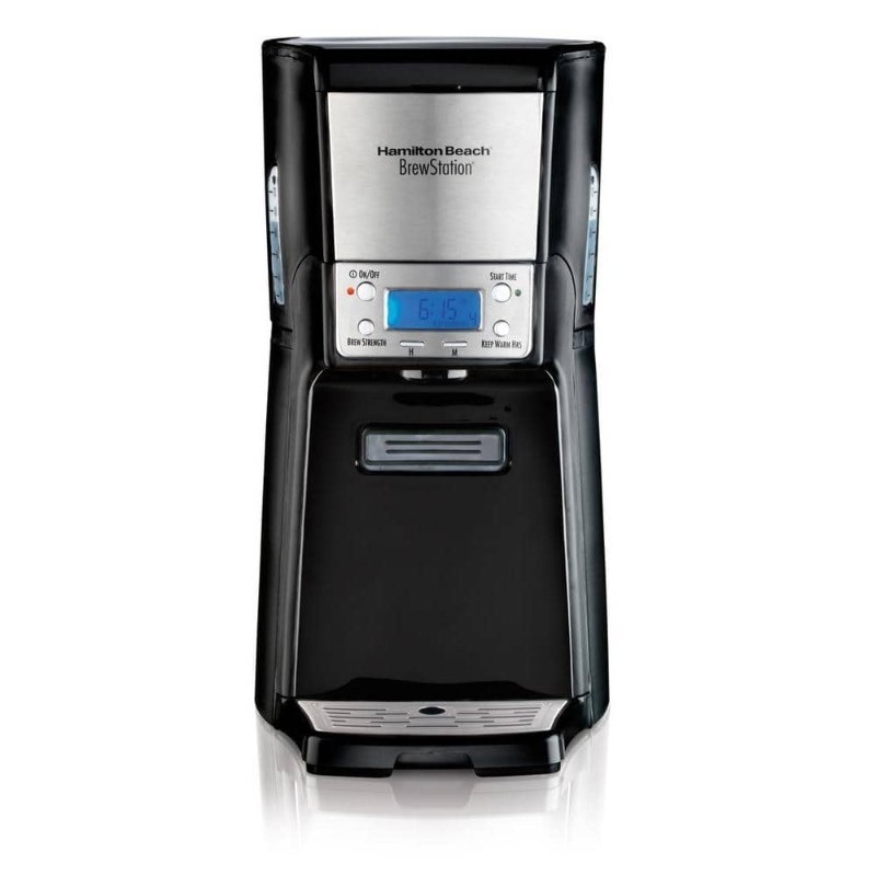 lot 7581 image: Hamilton Beach - BrewStation 12-Cup Coffeemaker - Black