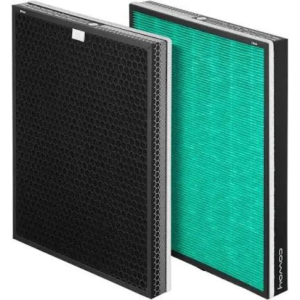 lot 7662 image: Coway Airmega 250250S Air Purifier Replacement Filter Set, Max 2 Green True HEPA and Active Carbon Filter