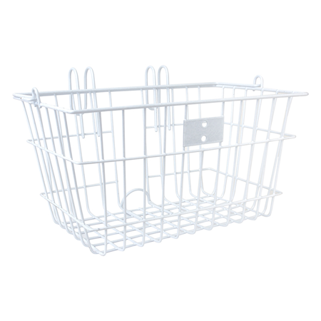 lot 7728 image: Retrospec Detachable Steel Apollo-Lite Lift-Off Front Bike Basket with Handles