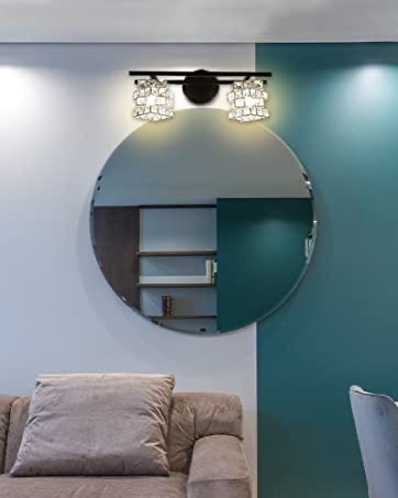 lot 7773 image: BDL Bathroom Vanity Light Fixture - excludes bulbs
