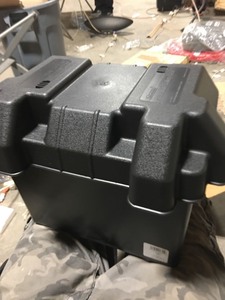 lot 7968 image: Attwood 9065-1 Battery Box Standard with Strap Vented for 24 Battery Series - no strap