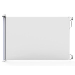 lot 8006 image: Perma Extra Wide IndoorOutdoor Retractable Gate, Extra Wide 71 in, White