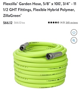 lot 8023 image: Flexzilla Garden Hose 100�� 58��