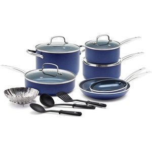 lot 8053 image: Blue Diamond Pan CC001951-001 Cookware-Set, Missing 2 Pieces