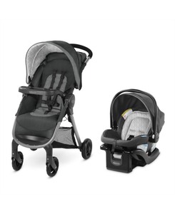 lot 8069 image: Graco FastAction Se Travel System with Infant Car Seat